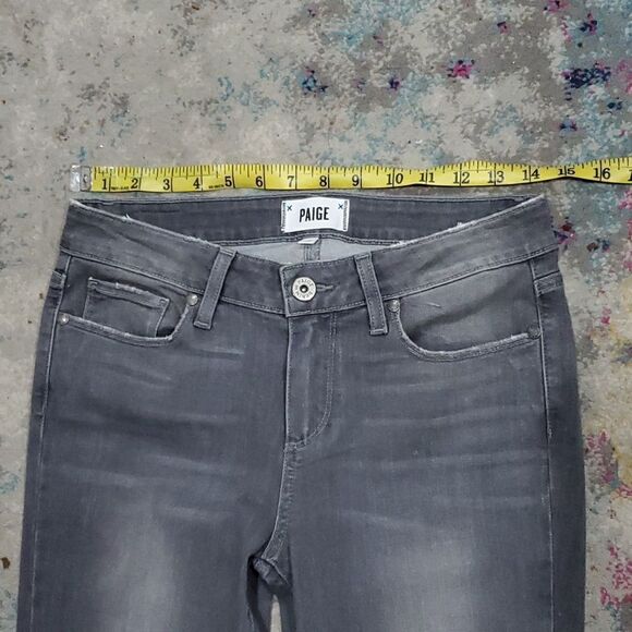 Paige Verdugo Ankle with Raw Ankles in Dark Grey Size 28 - Picture 11 of 16